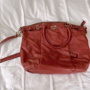 Coach bag orange crossbody